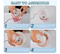 SKYSHU Bear Strawberry Bedside Table Lamp for Bedroom, 3 Way Dimmable Touch LED Nightstand Desk Lamp with USB C Charging Ports & Wood Base Round Lampshade for Nursery Living Room Dorm