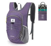SKYSPER 15L Hiking Backpack Lightweight Foldable Daypack with Chest Strap Small Travel Rucksack for Women Men Packable Folding Bagpack for Travelling