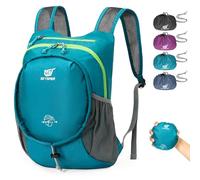SKYSPER 15L Lightweight Small Hiking Backpack for Women Men, Foldable Travel Daypack, Packable Camping Backpack, Mini Outdoor Hiking Bag