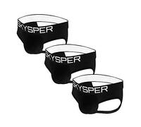 SKYSPER Men's Jock Strap 3pcs Athletic Supporter Sports Jockstraps Underwear with Leg Strap