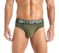SKYSPER Men's Jock Strap Athletic Supporter Sports Jockstraps Underwear with Leg Strap