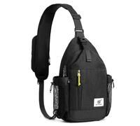 SKYSPER Sling Bag Anti-Theft Crossbody Bag RFID Travel Cross Body Shoulder Sling Backpack(Black)