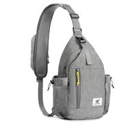 SKYSPER Sling Bag Anti-Theft Crossbody Bag RFID Travel Cross Body Shoulder Sling Backpack(Gray)