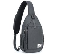 SKYSPER Sling Bag RFID Cross Body Bag Recycled Crossbody Backpack Travel Daypack(Darkgrey)
