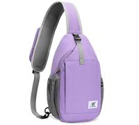 SKYSPER Sling Bag RFID Cross Body Bag Recycled Crossbody Backpack Travel Daypack(Purple)