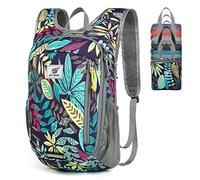 SKYSPER Small Daypack 10L Hiking Backpack Packable Lightweight Travel Compact Foldable Rucksack for Women Men(Leaf)