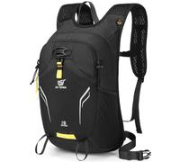 SKYSPER Small Hiking Backpack 15L Lightweight Day Pack Travel Hiking Daypack for Women Men(Black)