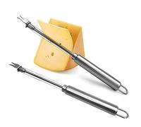 Skystuff 2Pcs Wire Stainless Steel Cheese Slicer - Butter Peeler Cutter for Soft & Semi-Hard Cheeses - Kitchen Cooking Tool