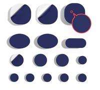 Skystuff 45 Pieces Down Jacket Patches Nylon Repair Tape Self-Adhesive Repair Patch for Jacket Tent Outerwear Repair, Round and Oval Shape