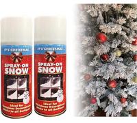 SKYTE® 1-6x Christmas Snow Spray Cans - Artificial Decoration For Real Snow Effect Tree Party Festive Xmas- 200ml (2)