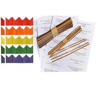 SKYTE® 12x Cracker Hats, Snaps & Jokes for Cracker Making Crafts - Make Your Own Xmas Party Pulls Christmas Cracker Bangs Snap Hat