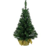 SKYTE® 45cm Mini Green Table Top Artificial Christmas Tree, Ideal for Office, Reception and Small Spaces (45cm Artificial Christmas Tree)