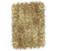 SKYTE® 50FT Luxury Metallic Tinsel Garland Very Long Christmas Tinsel Shiny Christmas Party Indoor and Outdoor Decorations Tree (GOLD)