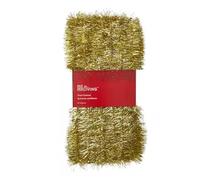SKYTE® 50FT Luxury Metallic Tinsel Garland Very Long Christmas Tinsel Shiny Christmas Party Indoor and Outdoor Decorations Tree (GOLD)