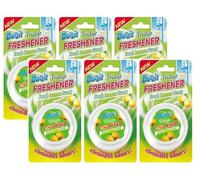 SKYTE® 6X Fridge Freshener Fresh Lemon Scented Fridge Deodoriser Fragranced for Up to 3 Months, Pack of 6