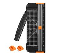SKYTE® A4 Paper Cutter Portable Guillotine Titanium Scrapbooking Tool Ruler 2 Blades