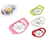 SKYTE® Apple Slicer, Apple Cutter Made of Stainless Steel with Plastic Handles, Apple Corer Random Colour