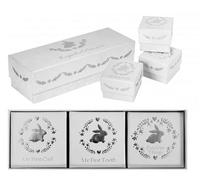 SKYTE® Baby Memory Keepsake Boxes - Newborn Footprint Kit, Memory Book, Milestone Cards, Memory Organizer Envelopes & Tooth Fairy Storage in A Large Keepsake Box