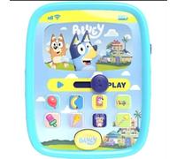 SKYTE Bluey Boombox Sing-Along Toy with Flashing Lights, Microphone, and Songs, Blue (MY FIRST TABLET)