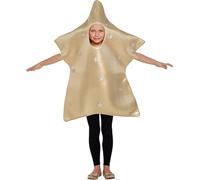 SKYTE Children’s Christmas Star Costume Gold Star Xmas Fancy Dress Outfit Nativity Play Pantomime Christmas Fancy Dress for Boys and Girls