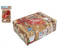 SKYTE® Christmas Eve Box Bright Colourful Children’s Folding Festive Special Delivery Naughty Little Xmas Elf Magical Santa Present Gift Party Box Filler (SPECIAL DELIVERY BOX 17x26.5x8.5cm)
