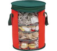 SKYTE® Christmas Light Storage Reel Holder with Zip top with Easy Carry Handles, Lightweight Storage Bag With 4 Compartments, Organizes and Hold up to 800 Lights 25 x 30cm