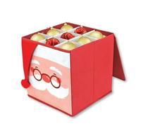 SKYTE® Christmas Storage Bags & Boxes Decoration Wreath Wrapping Paper Lights Storage Xmas Tree Christmas Accessories Tearproof (Santa Storage Box)