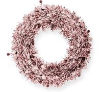 SKYTE® Christmas Wreath | 28cm Diameter | Rose Gold | Artificial Christmas Wreath for Front Door