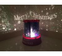 SKYTE® Colour Changing Xmas Projector Christmas Indoor Decoration Gift LED Night Light Lamp Bright and Colourful Santa Xmas Festive Colour Changing Nightlight Wall Projector Mood Lamp Xmas Holiday Fun