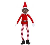 SKYTE® Elves Behaving Badly Long Leg Soft Body Vinyl face elf with hat & tag, Black, Pack of 1