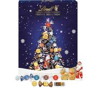 SKYTE® Festive Selection Advent Calendar 2024, Christmas Countdown with 24 Xmas Chocolates festive favourites, Stocking Fillers Gifts for Kids & Adults - Large 289g