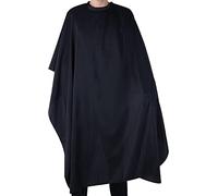 SKYTE® Hairdressing Gown Barbers Cape Apron - Black Full Length Cape Waterproof Unisex Professional Barbers/Hairdressers Gown for Hair Styling, Cuts 137 cm x 96cm