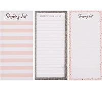 SKYTE® Magnetic Shopping List Pad With 80 Tear Off Sheets Weekly Shop Planner