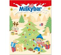 SKYTE® Milkybar White Chocolate Christmas Advent Calendar, Xmas Countdown Chocolate Gift, Festive-Shaped Pieces, No Artificial Colours or Preservatives, 85 g
