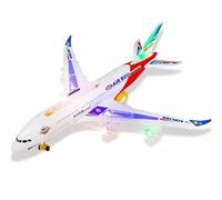 SKYTE New Electric Airbus A380 Toy Plane for Kids B&G Airlines Model with Lights Sound Collectable Decoration Gifts
