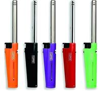 SKYTE® Pack of 3 - Refillable Gas Lighter with Long Reach Clipper Tube. Ideal for Kitchen and Versatile Lighting Needs.