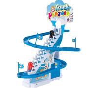 SKYTE® Penguin Go Racer Track Toy for kids, offering fun games with slide and music, as well as climbing stairs toys, making it an exciting choice for kids' entertainment.