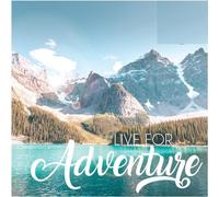 SKYTE® Photo Album Slip in Memo Pockets Holds 200 Photographs Family, 4 x 6 inch - Live for Adventure