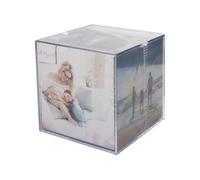SKYTE® Photo Cube Photograph Display Gallery for 6 Photos 9x9cm Memories Album Personalised Gift