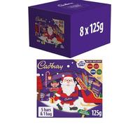 SKYTE® Selection Eve Box Fillers - Medium Selection Boxes Chocolates For Kids With Card - Christmas Stocking Fillers Chocolate Gift - Selection Boxes In Bulk 8 Pack