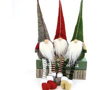 SKYTE® Set of 3 Christmas Gonk, Christmas Decorations for Home Kitchen Farmhouse Tiered Tray