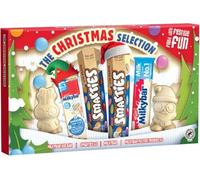 SKYTE® The Christmas Selection Box Milkybar, Smarties A Variety of White Chocolate Bars Xmas Treats Stocking Fillers For Kids - medium 129g Filled With Festive Fun Bunny Santa Elf
