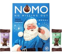 SKYTE® Vegan Chocolate NOMO Advent Calendar 2024, Choc Drops and 24 Christmas Chocolate Reindeers - Dairy Free, Gluten Free, Egg Free, Nut Free - 80g