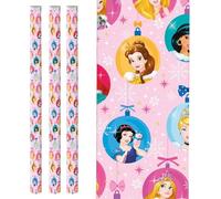 SKYTE Wrapping Paper 3 x 2M Rolls Gift Wrap - Disney Princess