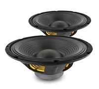 Skytec 12" SP1200 Speaker Driver Pair - 400W Peak, 200W RMS, 4 Ohm Impedance, 38mm Voice Coil, Ideal Replacement Speakers for PA Systems & DIY Audio Projects