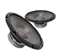 Skytec 8" SP800 Mid Range Speaker Drivers Pair - 200W 8 Ohm Replacement Woofer Cones with Vented Magnets & 65Hz-4kHz Response for PA Systems & DJ Cabinets