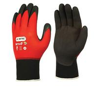 Skytec Beta 1 Red Nitrile Ultra Thin Super Light Work Wear Safety Gloves 1 Pair (Large)