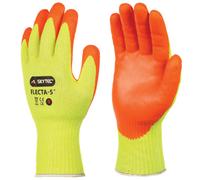 Skytec Flecta-5 Cut Resistant Hi-Vis Safety Work Gloves - Size 7 - S