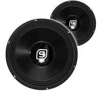 Skytec SPSL12 12 Inch Replacement DJ Disco Speaker Chassis Pair - 1200W Max, 8 Ohms Impedance, High-Power Bass Driver Cones, DIY PA Audio Parts & Spares