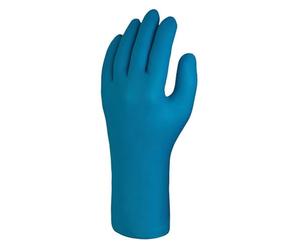 Skytec TX830 Blue Disposable Nitrile Gloves- non Latex, Powder & Silicon Free Examination Gloves with High Grip(Box of 50)